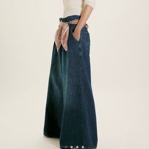 We The Free Forager super wide leg Indigo High-Rise Wide-Leg Jeans